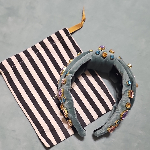 Lele Sadoughi Accessories - Lele Sadoughi Blue Embellished Headband
